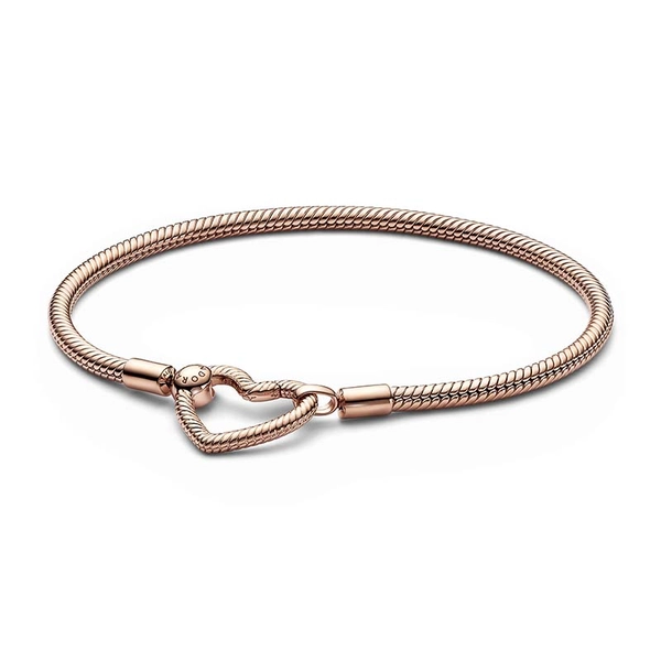 Pandora Moments Herzverschluss Schlangen-Gliederarmband von PANDORA, Schneller Versand - Nordicspectra.de