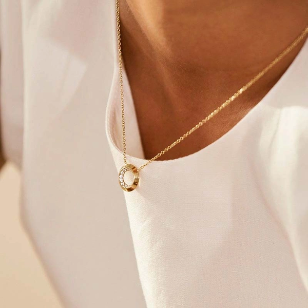 Zinnia Necklace Gold - Edblad - Snabb frakt & paketinslagning - Nordicspectra.se