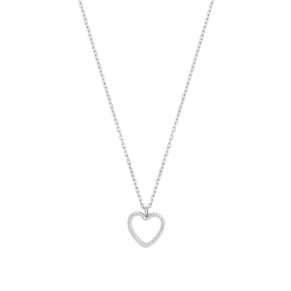 Rope Heart Necklace S Steel - Edblad - Snabb frakt & paketinslagning - Nordicspectra.se