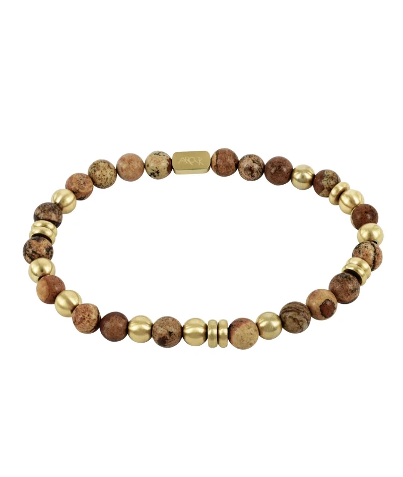 AROCK - EDDIE Armband Beige/Guld