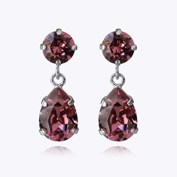 Mini Drop Earrings Rhodium Iris - Caroline Svedbom - Nopea toimitus ja lahjapakkaus - Nordic Spectra