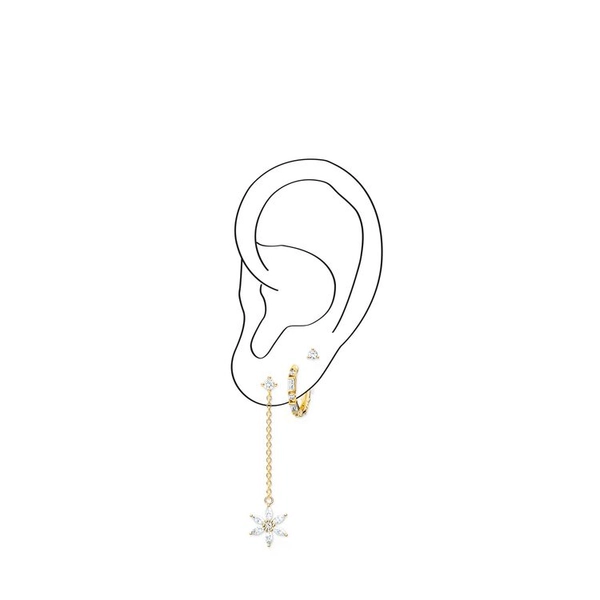 Creole Weiße Steine Gold von Thomas Sabo, Schneller Versand - Nordicspectra.de