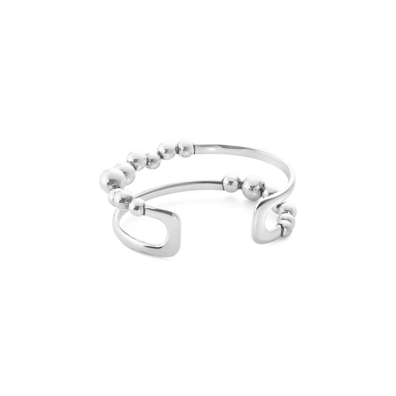Moonlight Grapes Dubbel Armring - Georg Jensen armband - Snabb frakt & paketinslagning - Nordicspectra.se