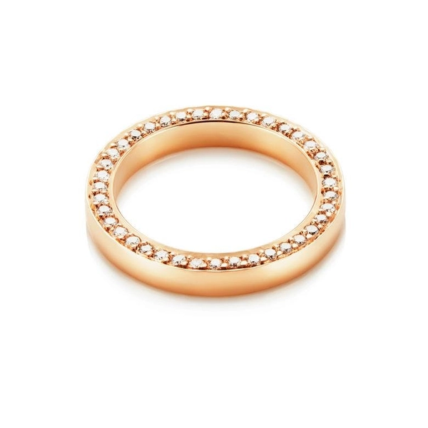Half Round & Stars On Side Ring Gold - Efva Attling ringar - Snabb frakt & paketinslagning - Nordicspectra.se