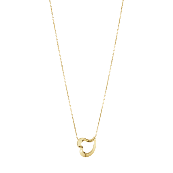 Love Leaf Heart Halsband Guld - Georg Jensen örhängen - Snabb frakt & paketinslagning - Nordicspectra.se