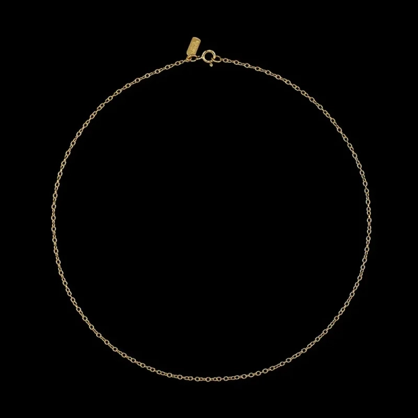 Anchor Chain Gold-plated Silver halsband i 18K guldpläterat 925 sterlingsilver