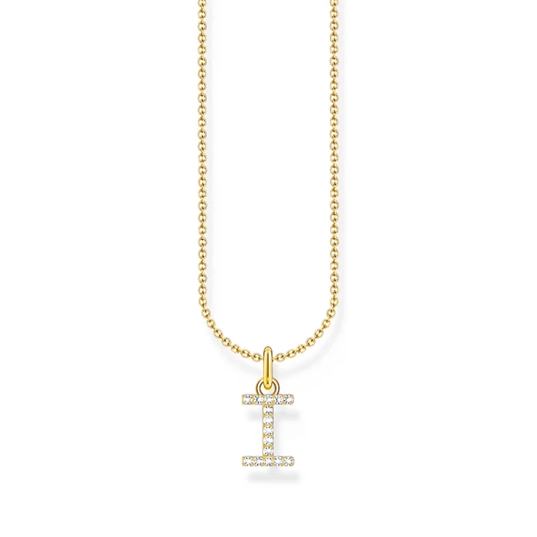 Kette mit Buchstaben-Anhänger I Gold - Thomas Sabo - Nordic Spectra