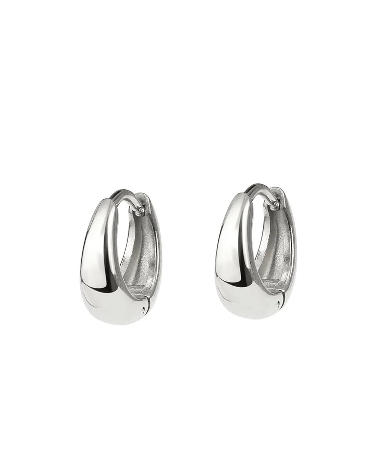 ALINA Örhängen 12 mm Stål - Astrid & Agnes - Nordic Spectra