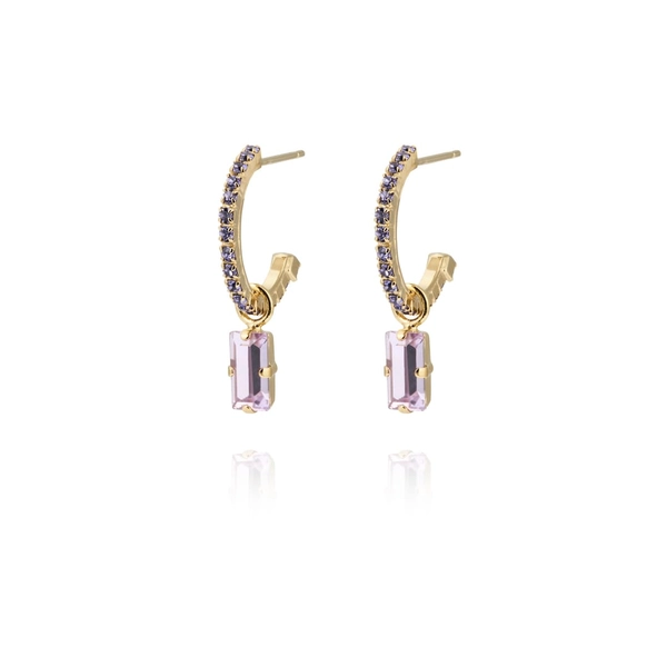 Lucy Earrings Gold Violet / Tanzanite - Caroline Svedbom - Nopea toimitus ja lahjapakkaus