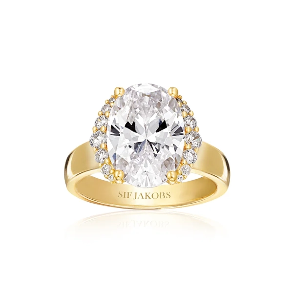 Ellisse Grande Ring Gold von Sif Jakobs
