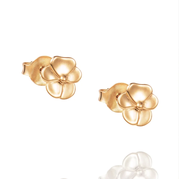 Ohrringe Pensée Ear vergoldet aus 18 Karat vergoldetem Silber