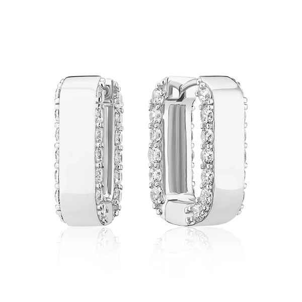 Maratea Piccolo Örhängen i silver med gnistrande Cubic Zirconia-stenar från Sif Jakobs