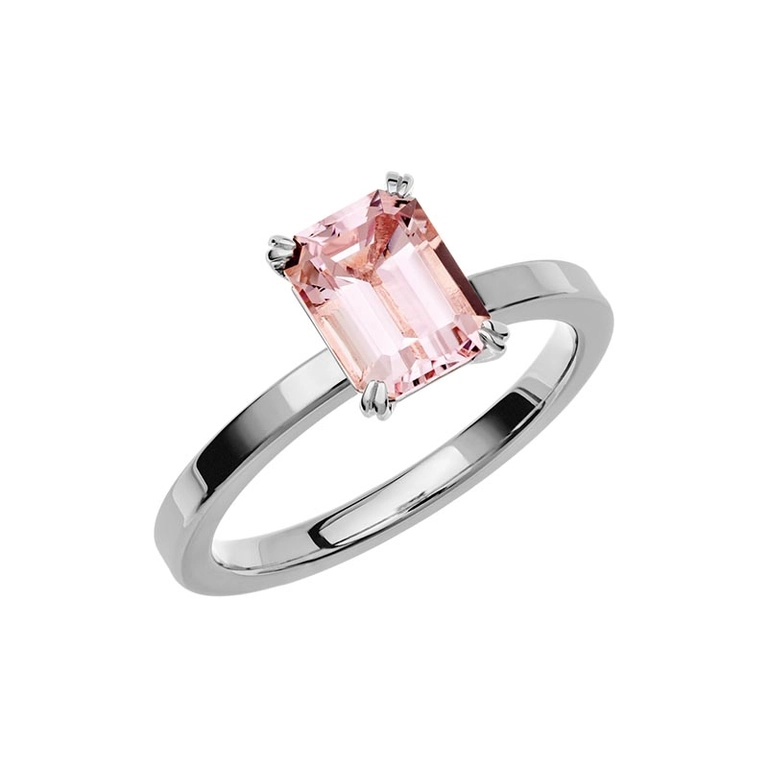 Schalins Fairytale 1 18K Morganit 1.4 ct Vitguld  - Nordicspectra.se