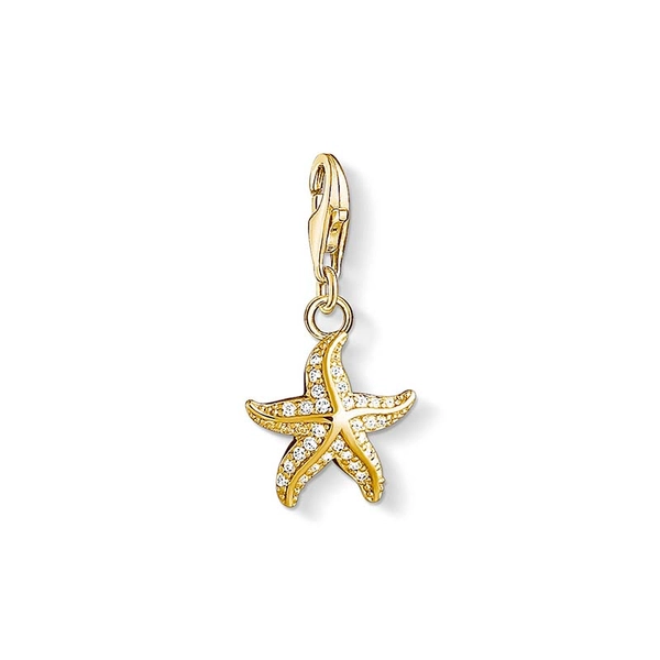 Charm-Anhänger Seestern Gold von Thomas Sabo, Schneller Versand - Nordicspectra.de
