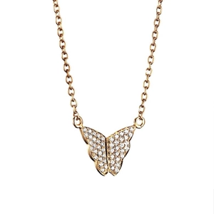 Little Miss Butterfly & Stars Necklace Gold - Efva Attling - Suuri valikoima & ilmainen lahjapaketointi - Nordicspectra.fi