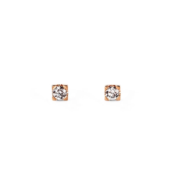 Sofia Diamond Earrings Gold  - Nordic Spectra - Suuri valikoima & ilmainen lahjapaketointi - Nordicspectra.fi