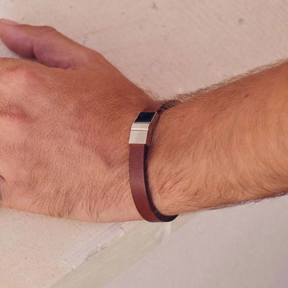 Lewis Bracelet Leather Brown - Edblad - Snabb frakt & paketinslagning - Nordicspectra.se