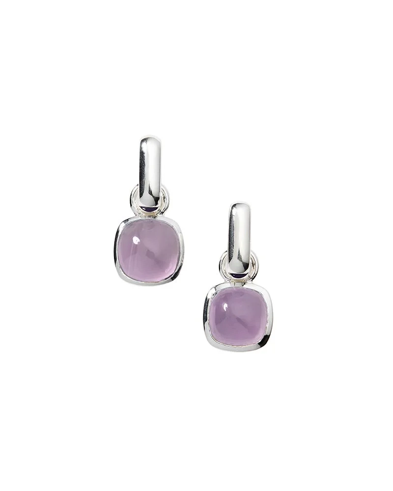 Syster P - Lumera Earrings Silver Amethyst