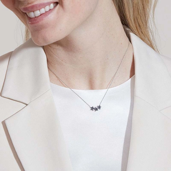 Sirius Necklace Cluster Steel - Edblad - Snabb frakt & paketinslagning - Nordicspectra.se