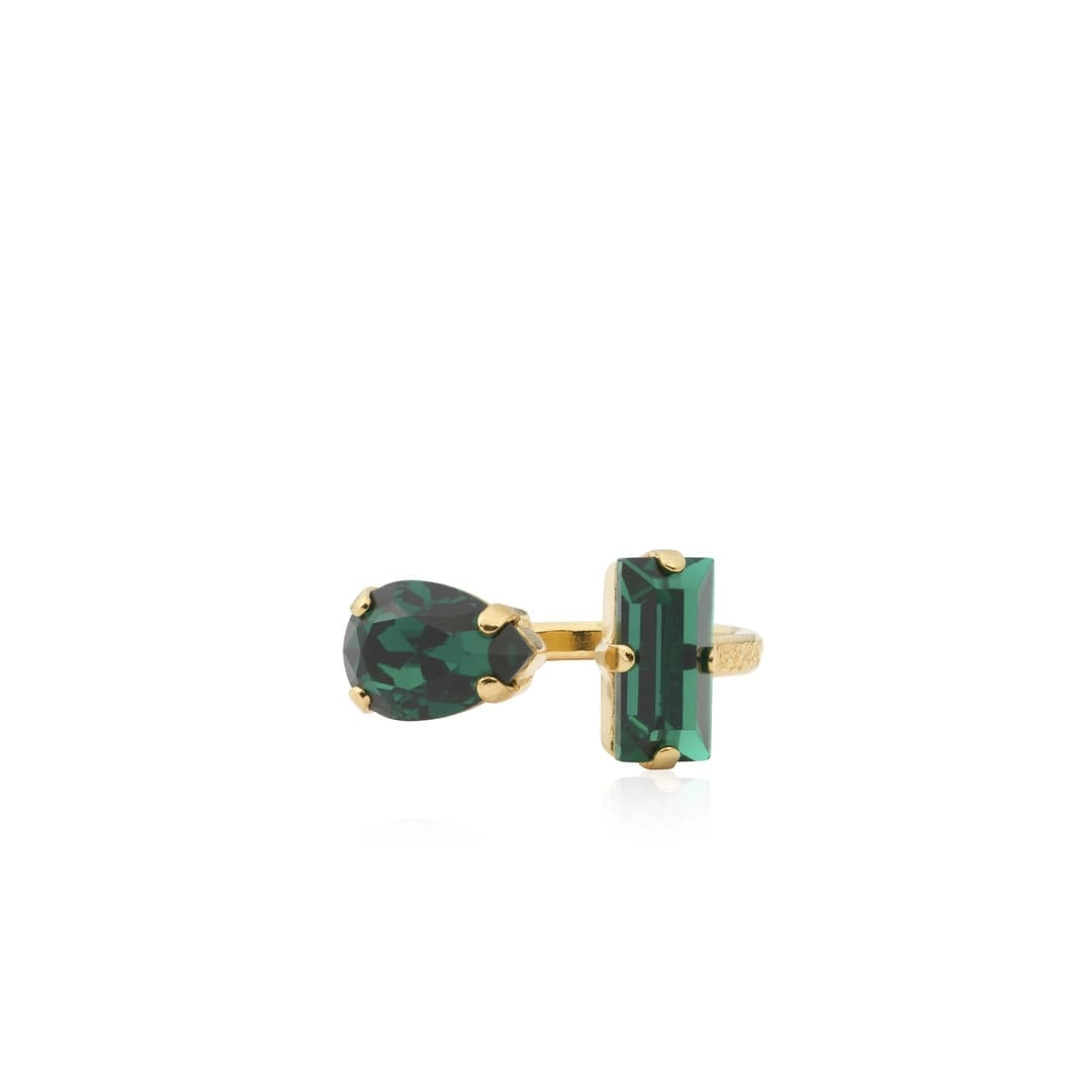 Caroline Svedbom - Noelle Ring Gold Emerald