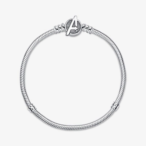 Pandora Moments Marvel The Avengers Logo-Verschluss Schlangen-Gliederarmband von PANDORA, Schneller Versand - Nordicspectra.de