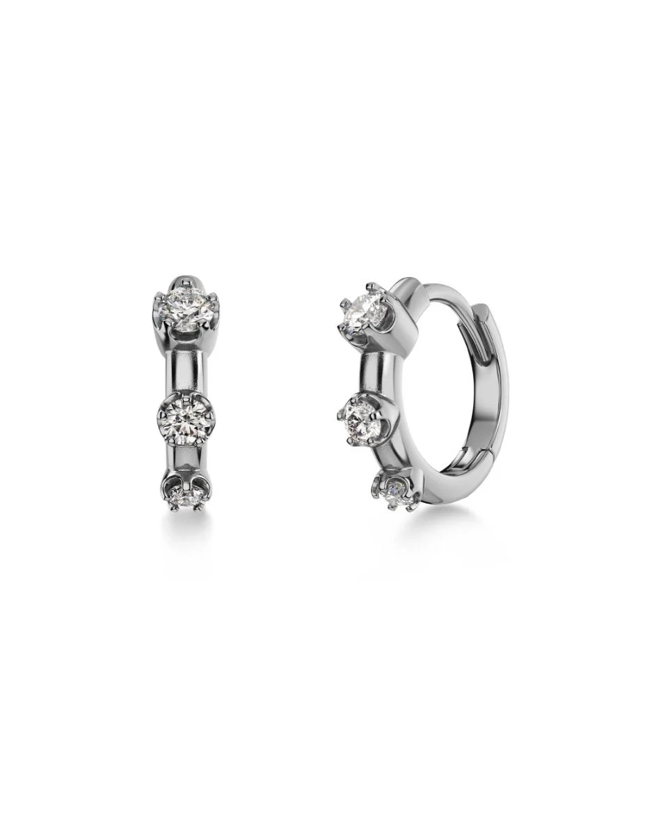Edblad - Teeny Hoops Silver