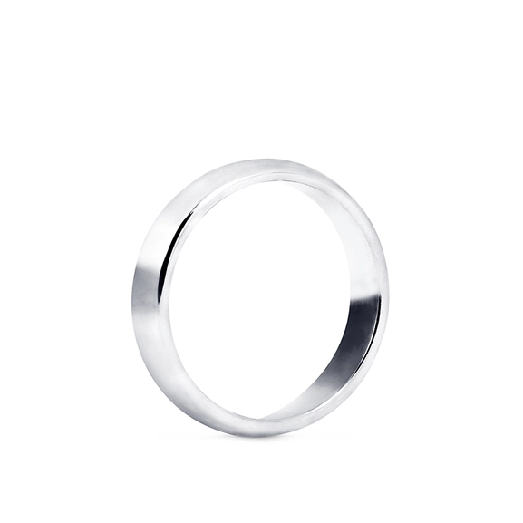 Wedding Band Platinum 1946 Rounded 5 mm - Nordic Spectra - Vahvistaa elämän suuria tapahtumia - Nordic Spectra