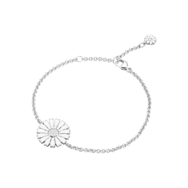 Daisy White Bracelet ⌀ 15 mm - Georg Jensen - Designschmuck mit schnellen und sicheren Lieferungen - Nordic Spectra