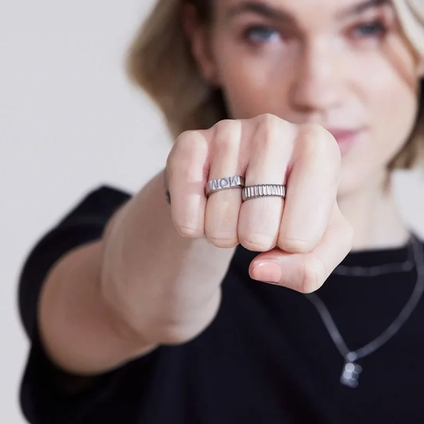 Signet Ring MOM Steel - Edblad - Snabb leverans - Gratis paketinslagning