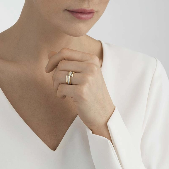 Magic Ring Pavé Weißes Gold von Georg Jensen, Schneller Versand - Nordicspectra.de