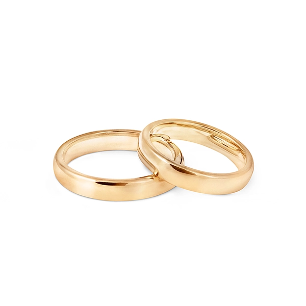 1946 Ring Välvd 4 mm Guld - Nordic Spectra - Förstärker livets stora händelser - Nordic Spectra