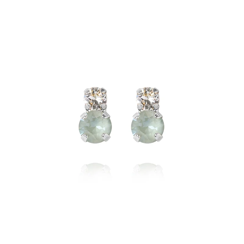 Caroline Svedbom - Leah Earrings Rhodium Agave Combo