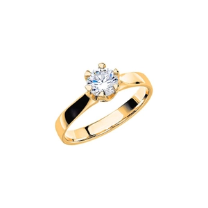 Donau 0.60 Gold - Wedding & engagement rings - Schalins - Scandinavian design - Nordic Spectra
