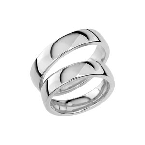 SR1034-5 Vitguld - Vigsel- & förlovningsringar - Schalins - Fri storleksändring* - Nordic Spectra