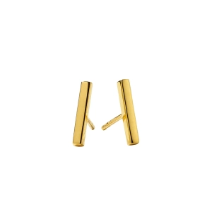 Strict Bar Earrings Gold - Syster P - Beliebter Schmuck für alle Gelegenheiten
