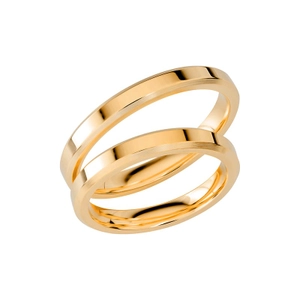 SR1052-3 Guld - Vigsel- & förlovningsringar - Schalins - Fri storleksändring* - Nordic Spectra