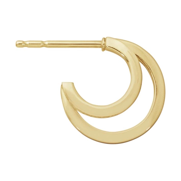 Halo Ohrringe Gold Mit Pavé Diamanten 0.12 ct von Georg Jensen, Schneller Versand - Nordicspectra.de