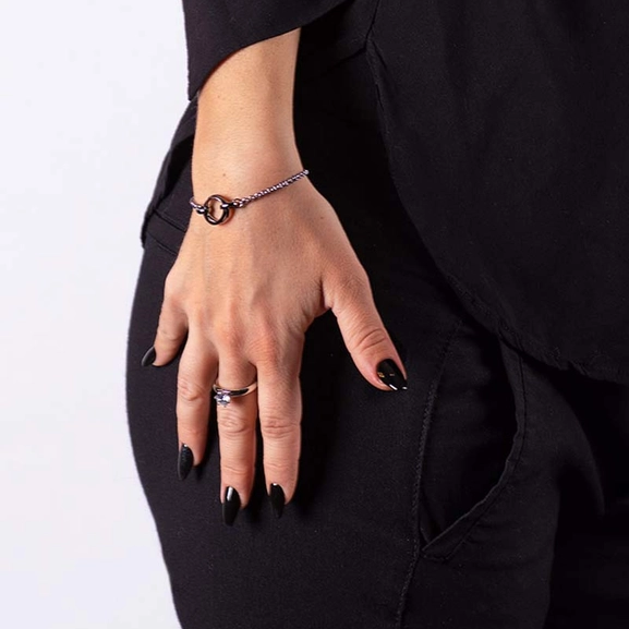 CAROLIN Armband Stål - Astrid & Agnes - Snabb frakt & paketinslagning - Nordicspectra.se