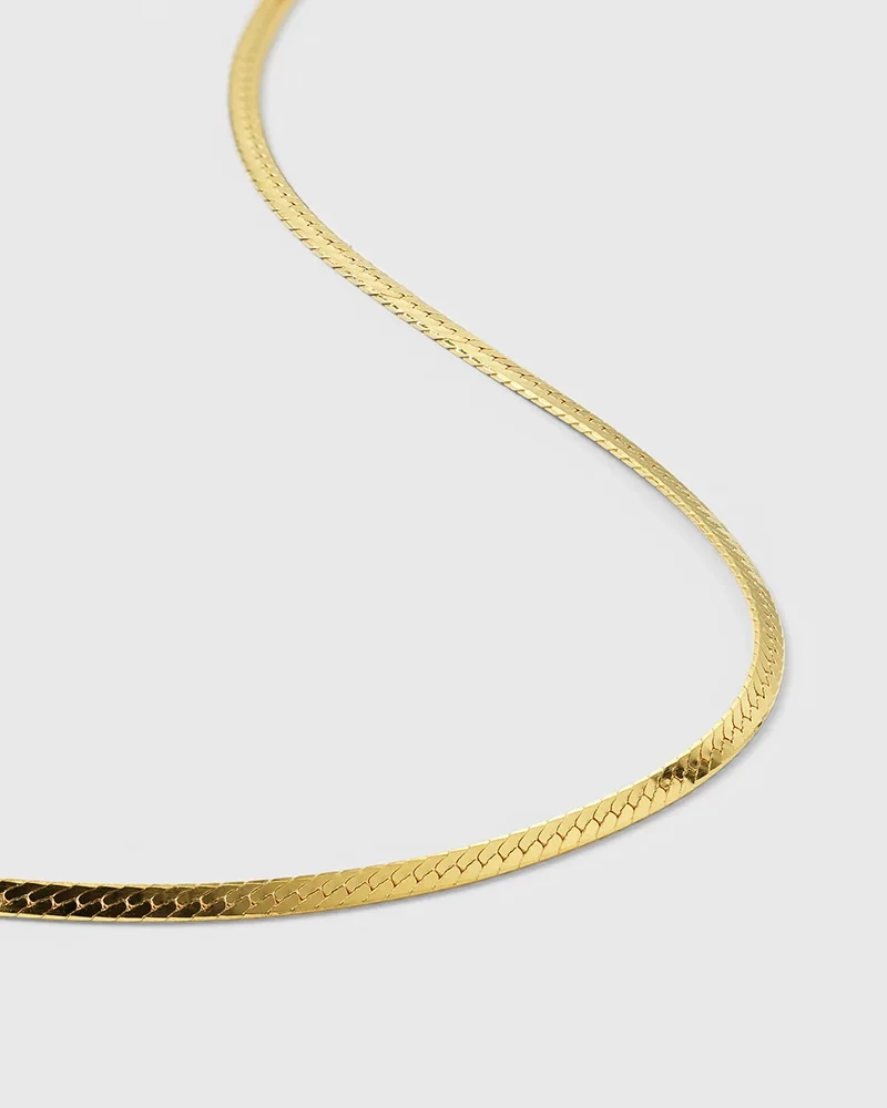 Herringbone Necklace Gold - Syster P - Snabb leverans & Gratis paketinslagning - Nordic Spectra