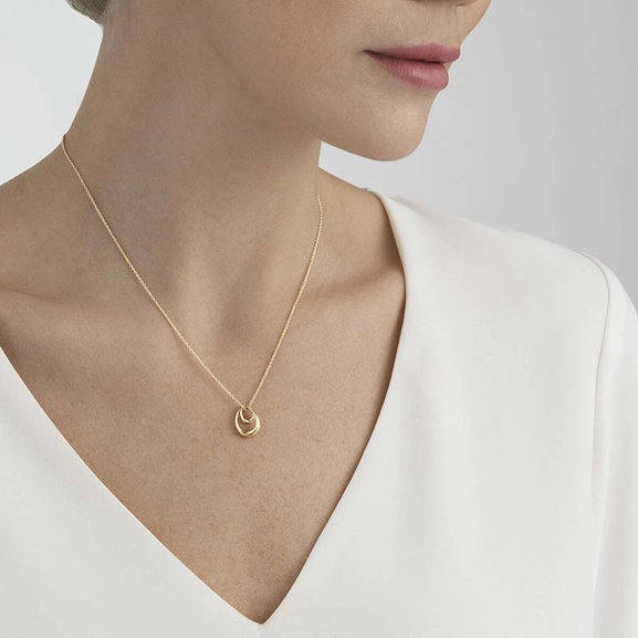 Offspring Halskette Klein Gold von Georg Jensen, Schneller Versand - Nordicspectra.de