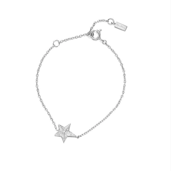 Catch A Falling Star & Stars Bracelet White Gold - Efva Attling armband - Snabb frakt & paketinslagning - Nordicspectra.se