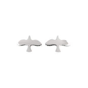Dove Pin Earrings Silver von Emma Israelsson, Schneller Versand - Nordicspectra.de