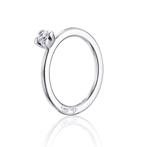 Love Bead Wedding Ring 0.19 ct White Gold