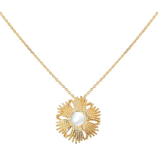 Gatsby Pearl Brosch/Pendant Gold -CU Jewellery - Snabb frakt & paketinslagning - Nordicspectra.se