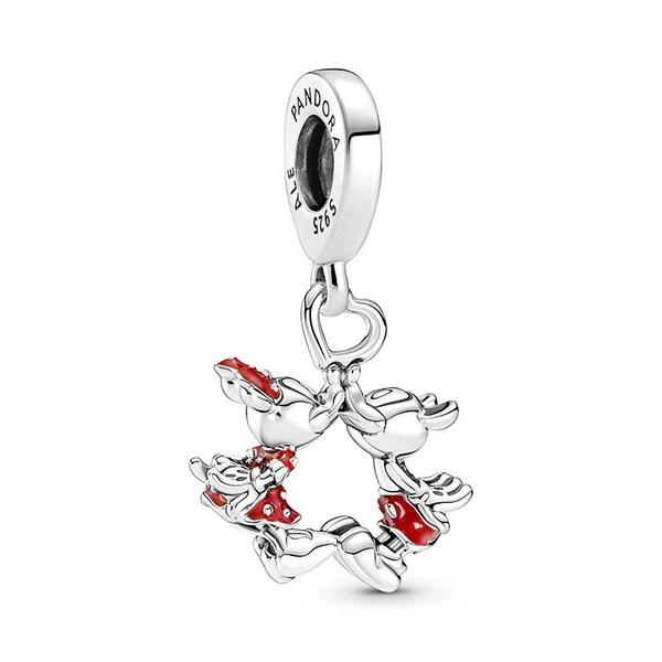 Disney Micky Maus und Minnie Maus Kuss Charm-Anhänger von PANDORA, Schneller Versand - Nordicspectra.de