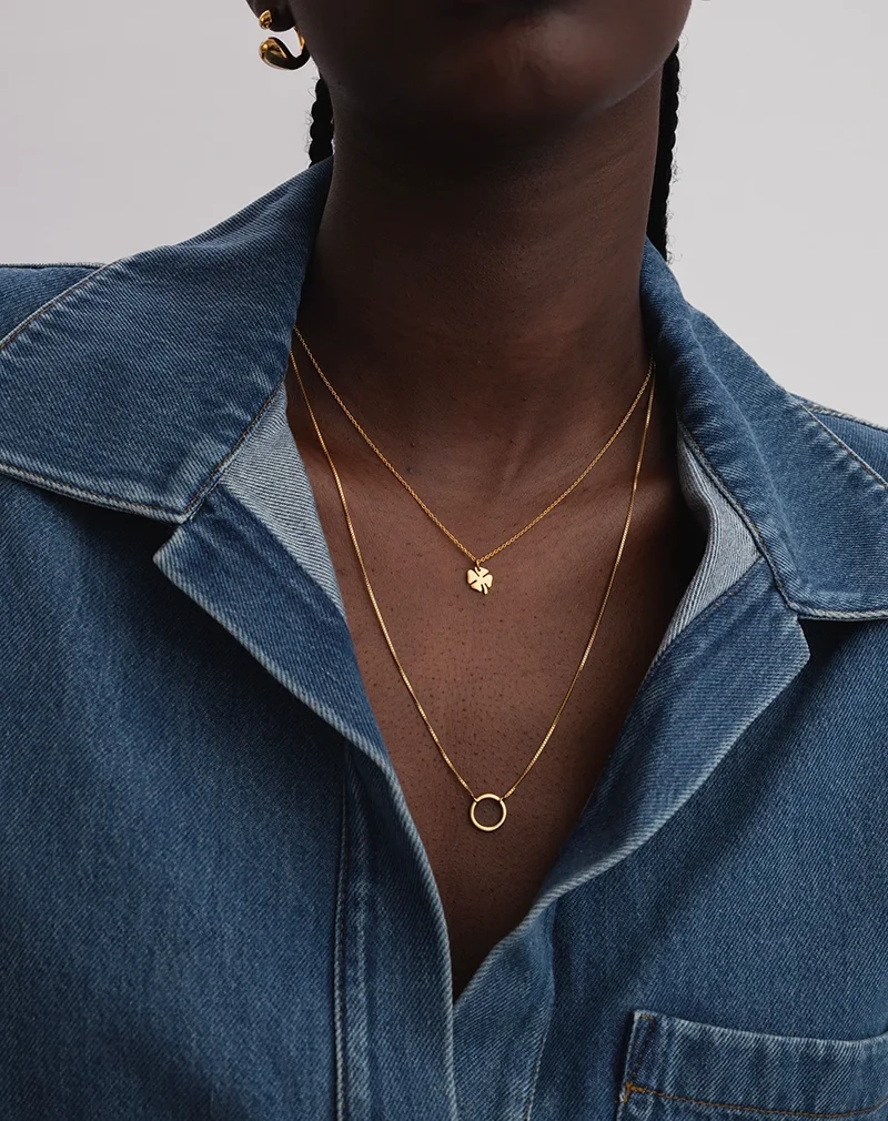 Bring Me Luck Necklace Gold - Syster P - Snabb leverans & Gratis paketinslagning - Nordic Spectra