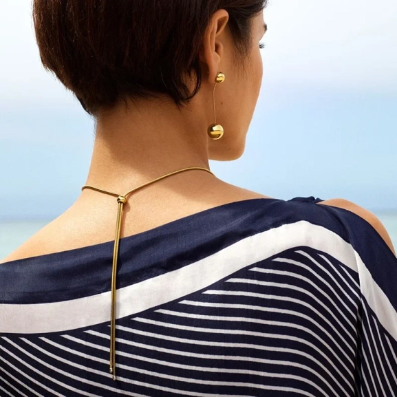 Diego Necklace Gold - Edblad - Snabb frakt & paketinslagning - Nordic Spectra