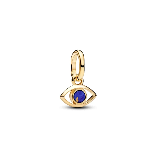 Pandora ME Charm „Böser blauer Blick“ in Gold
