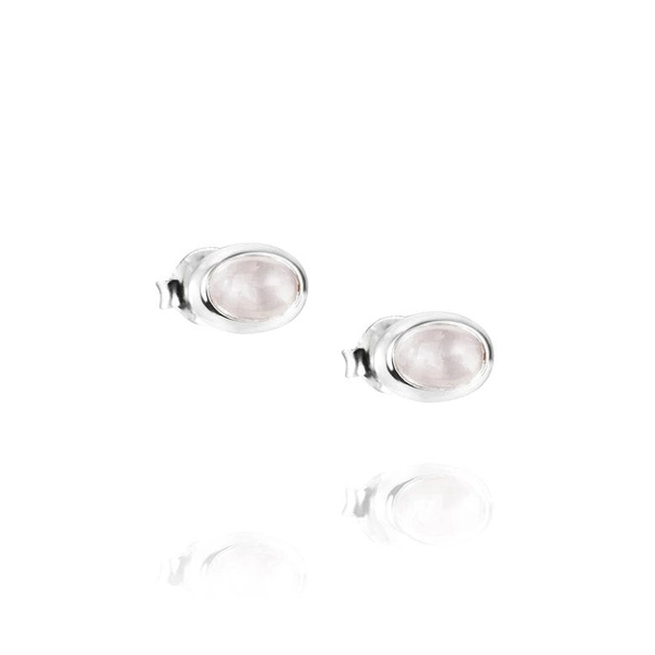 Love Bead Ear Silver - Rose Quartz von Efva Attling, Schneller Versand - Nordicspectra.de