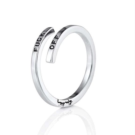 Fuck Off With A Twist Ring von Efva Attling, Schneller Versand - Nordicspectra.de